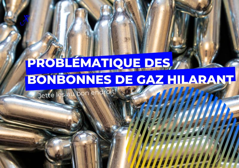 Problématique des bonbonnes de gaz hilarant - Bruxelles-J