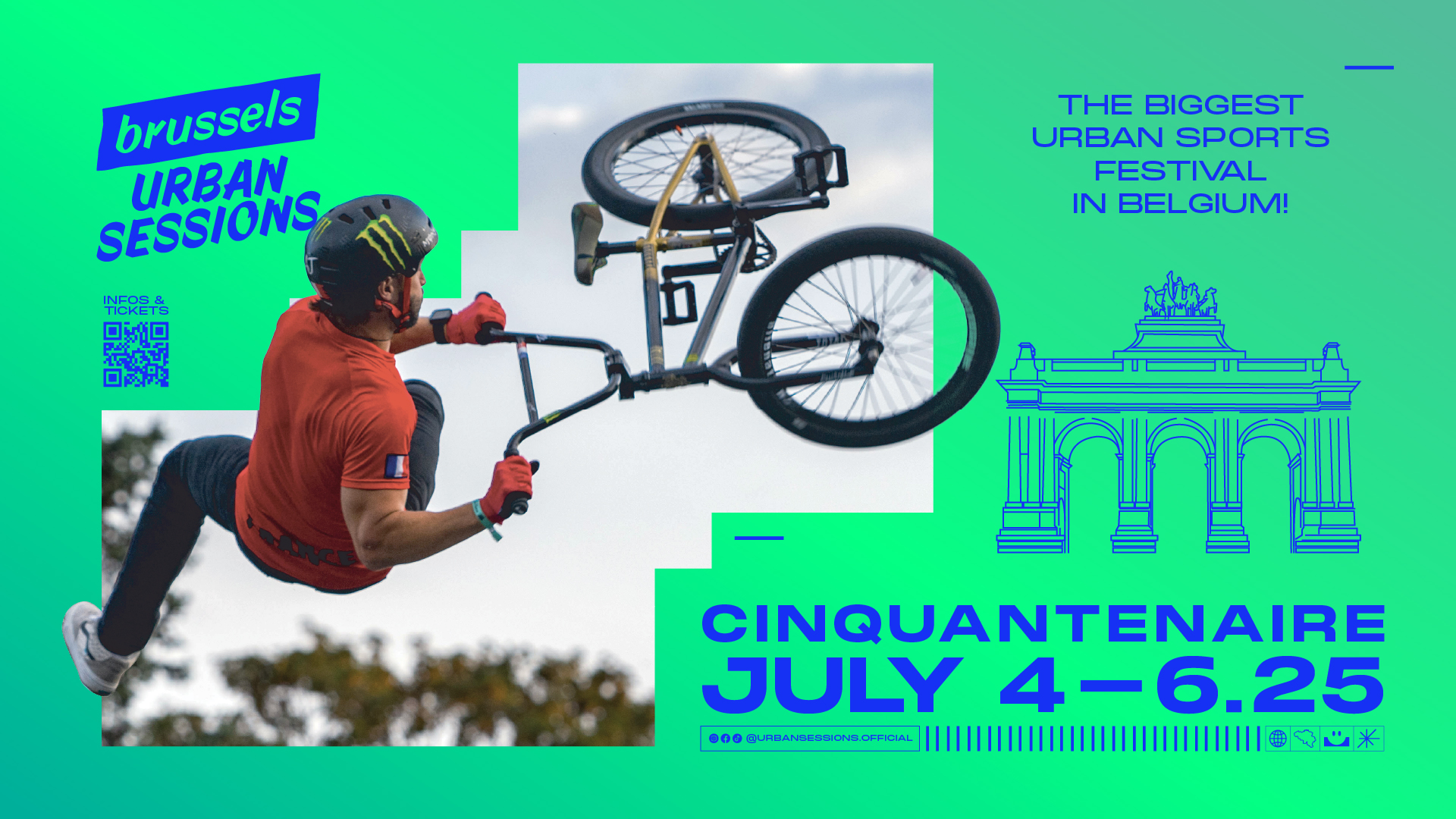 Stages Jeunes à l'Armée belge, Brussels Urban Sessions : 3 jours de sports urbains