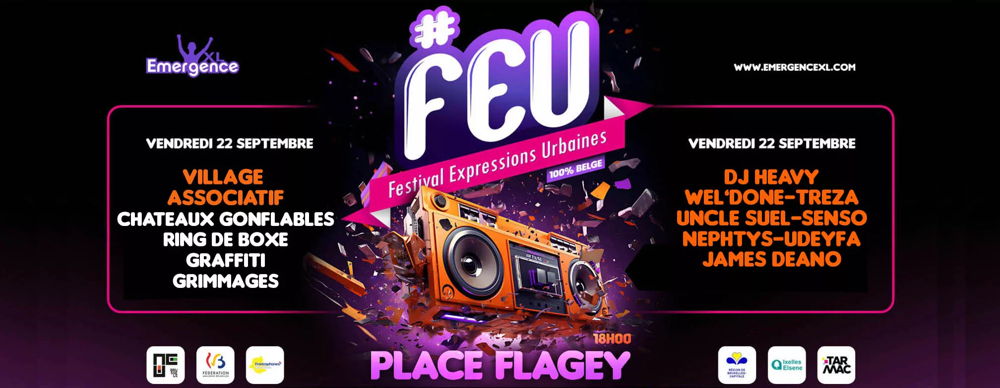 #FEU Festival Expressions Urbaines 2023, #FEU, le Festival Expressions Urbaines 2023 célèbre la culture urbaine à Ixelles