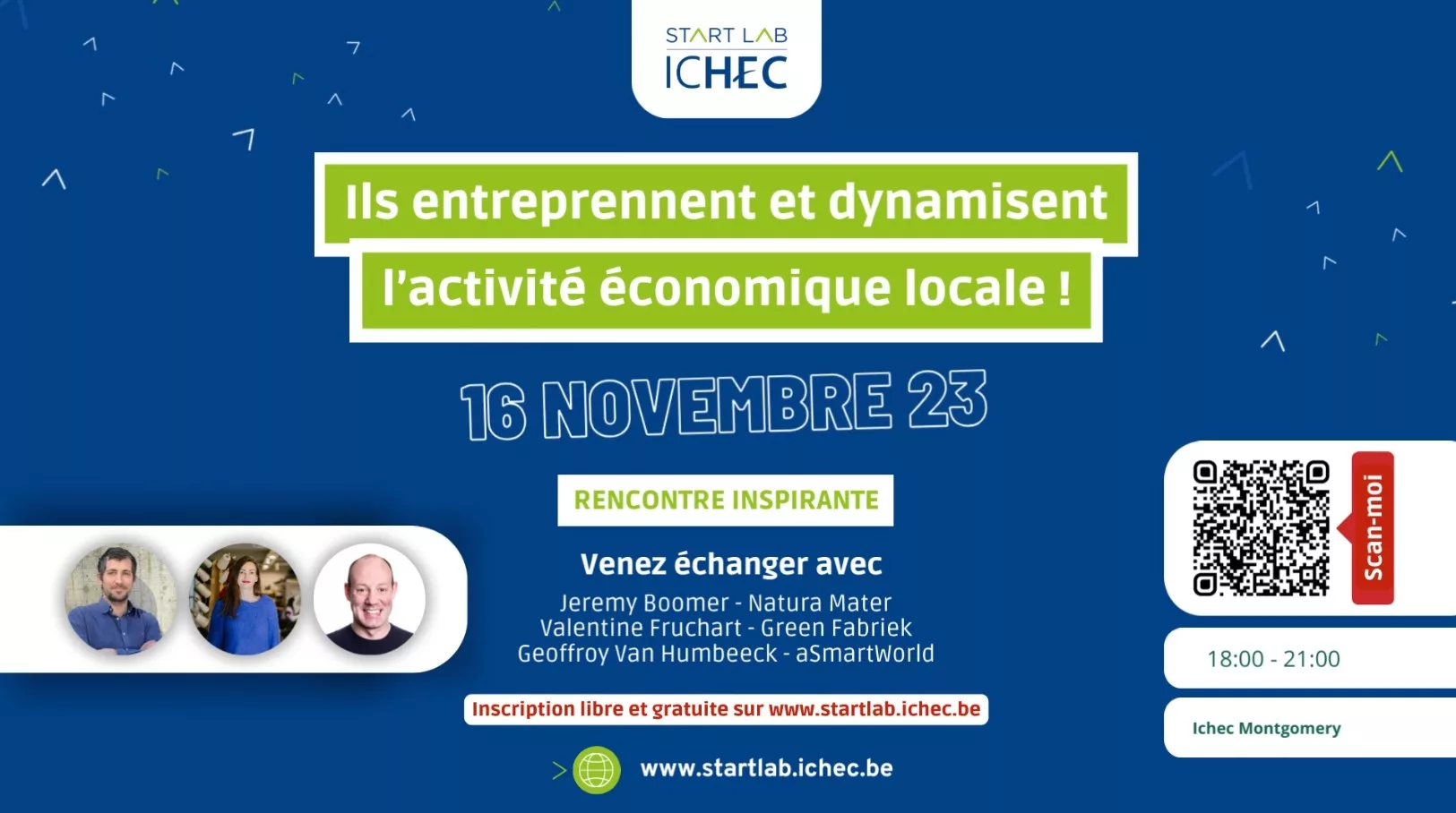 rencontre entrepreneurs économie local, Start Lab ICHEC : Rencontre ces entrepreneurs qui transforment notre écosystème économique local