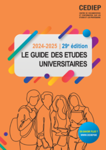 Le Guide des études universitaires 2024-2025, Le Guide des études universitaires 2024-2025 du CEDIEP  vient de sortir