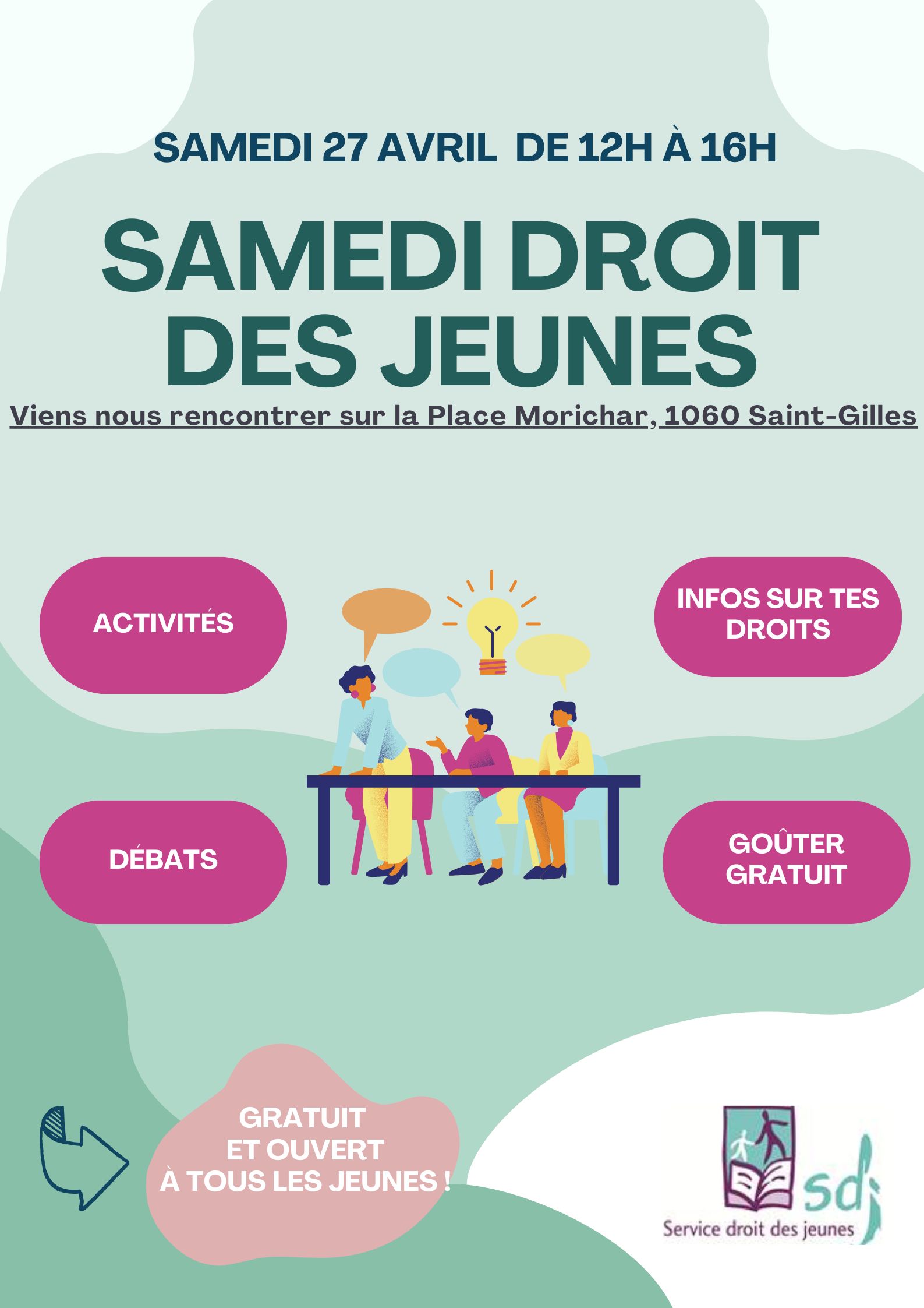 Rencontre le Service Droit des Jeunes de Bruxelles BruxellesJ