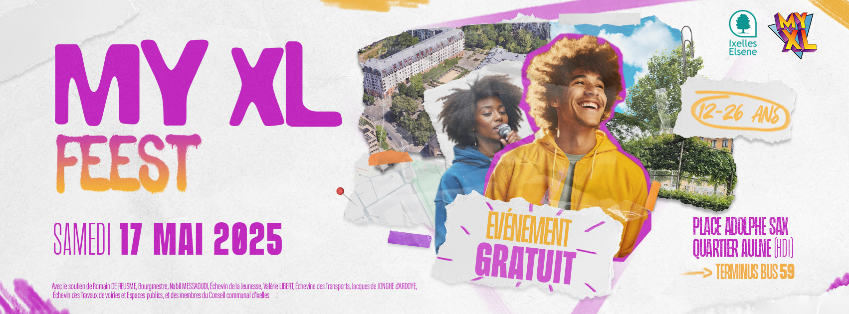 Problématique des bonbonnes de gaz hilarant, My XL Feest : L&rsquo;event pour les jeunes d&rsquo;Ixelles!