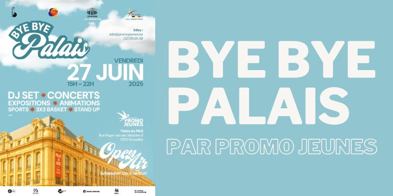 Stages Jeunes à l'Armée belge, Dernière fête au Palais du Midi : concerts, basket et stand-up le 27 juin à Bruxelles