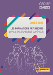 guides études supérieures, Arts, Hautes Écoles, Universités : découvre les guides 2025-2026 du Cediep