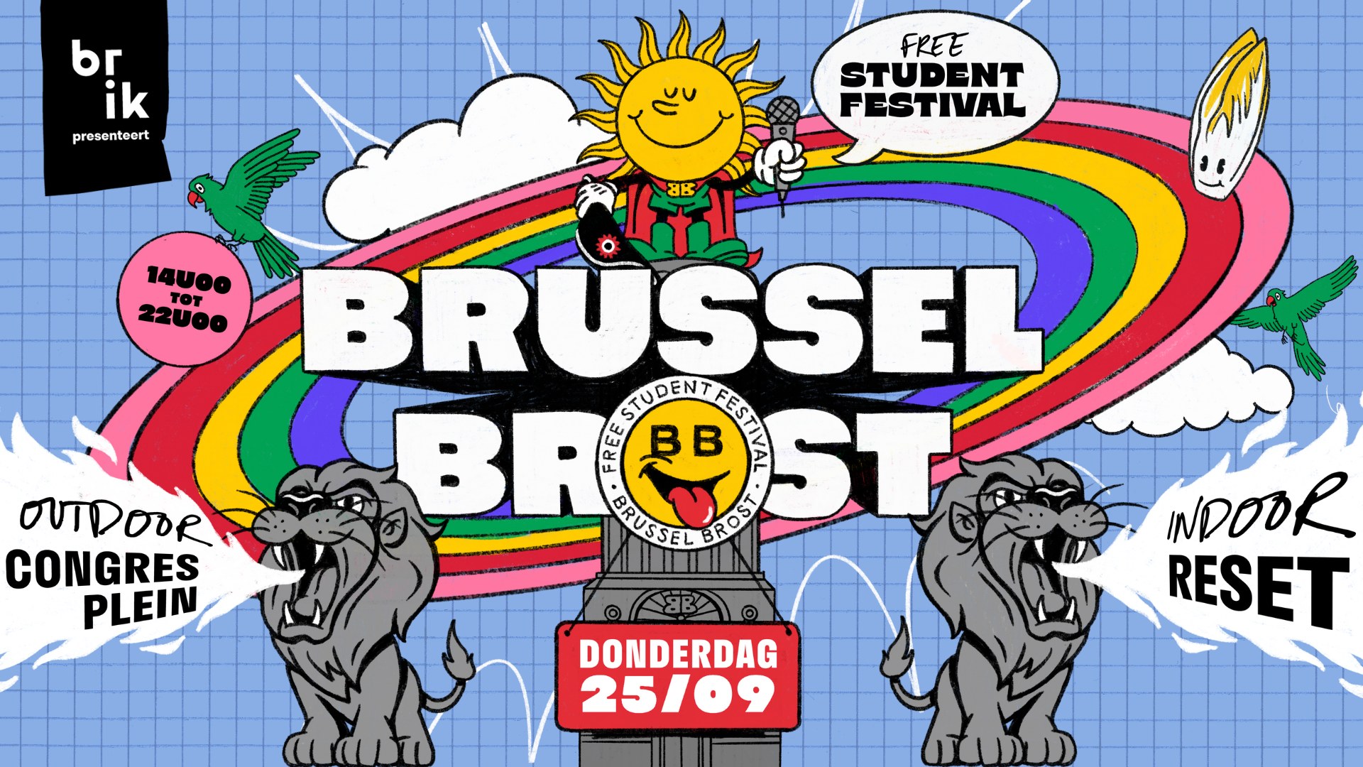 démarchage téléphonique, Brussel Brost Festival : Le festival étudiant gratuit!
